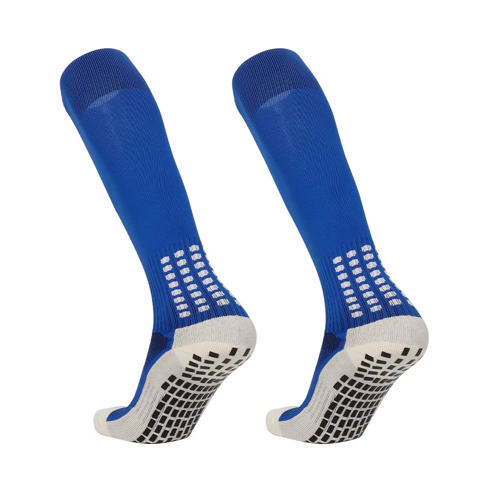 Schnelltrocknende Team-Fußballsocken Großhandel Rutschfeste Sohle Mittellange Trainings-Grip-Sportsocken