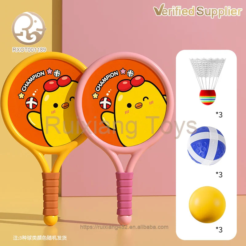 Buntes Badminton Schlägerset Sportspiel Spielzeug Für Kinder 2 Bis 4 Jahre Spaß Outdoor Family Interactive Games