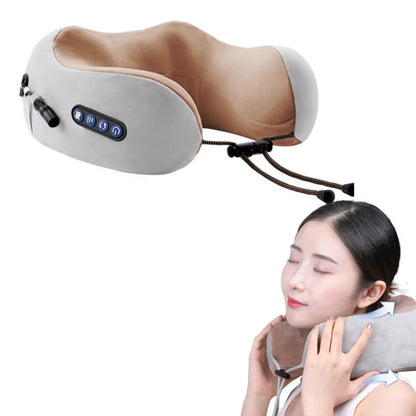 Neck Massage Pillow Heating Vibration Kneading Electric Cervical Shoulder Massage Products Relaxing Massager for Travel