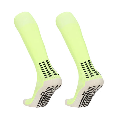 Schnelltrocknende Team-Fußballsocken Großhandel Rutschfeste Sohle Mittellange Trainings-Grip-Sportsocken
