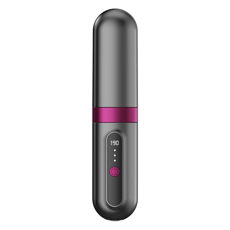 Portable Wireless Hair Straightener Brush Negative Ion Mini Hot Comb with Led Screen