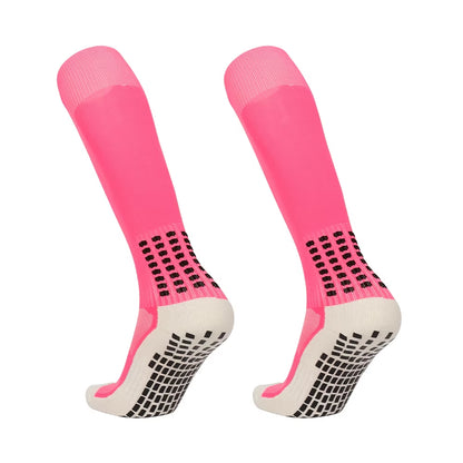 Schnelltrocknende Team-Fußballsocken Großhandel Rutschfeste Sohle Mittellange Trainings-Grip-Sportsocken