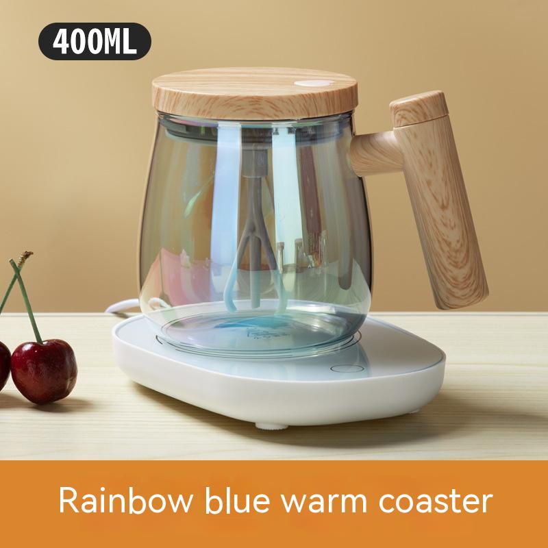 400ML Self Stirring Coffee Mug Electric Mixing Glass Coffee Cuphigh Speed Fast Automatic Coffee Cup for Gyms Dining Room Kitchen Gadgets