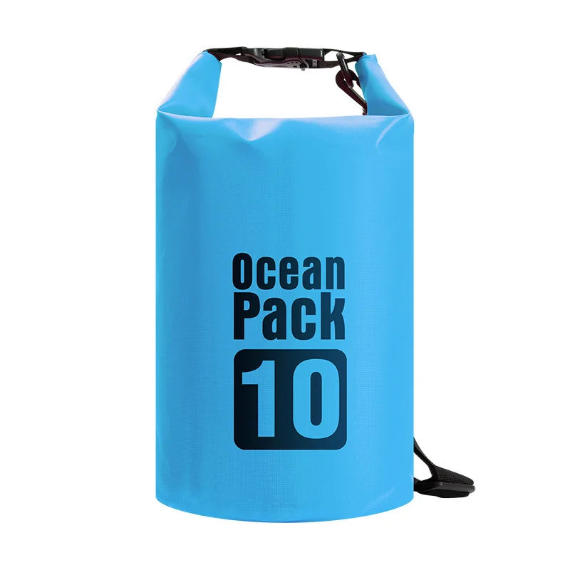 Kostenlose Probe Ocean Pack Großhandel 2L 3L 5L 10L 15L 20L 30L Pvc-Plane Wasserdichter Trockenbeutel Wasserdichter Rucksack