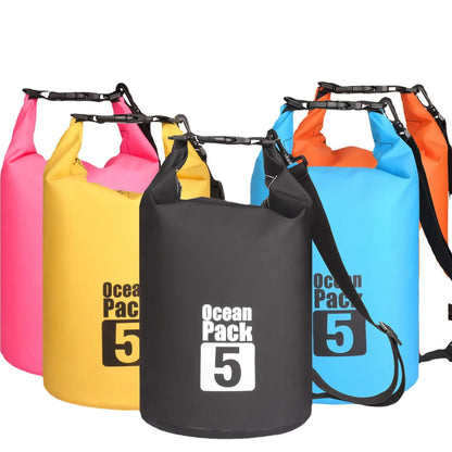 Kostenlose Probe Ocean Pack Großhandel 2L 3L 5L 10L 15L 20L 30L Pvc-Plane Wasserdichter Trockenbeutel Wasserdichter Rucksack
