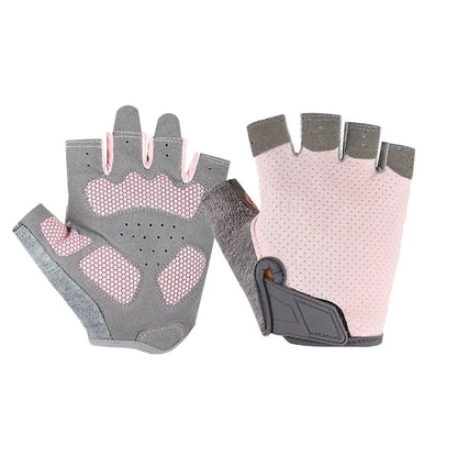 Maxbrace Outdoor-Sport Atmungsaktive Rutschfeste Handflächenpolster Halbfinger-Rennrad-Mountainbike-Handschuhe