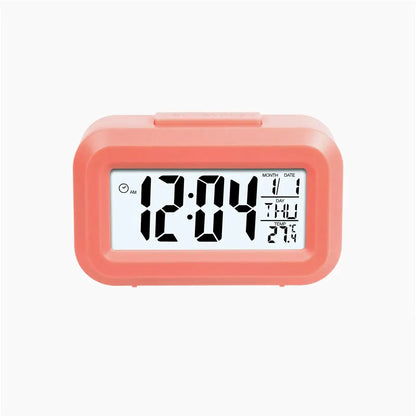 Mini-Lcd-Bildschirm Digitaler Wecker Für Kinder Zeitkalender Temperatur Schlummer Funktion Schreibtisch Wecker Mit Timer-Funktion
