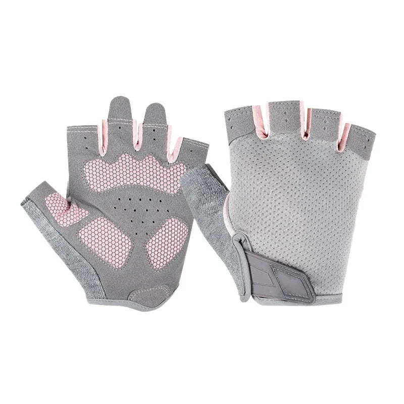Maxbrace Outdoor-Sport Atmungsaktive Rutschfeste Handflächenpolster Halbfinger-Rennrad-Mountainbike-Handschuhe