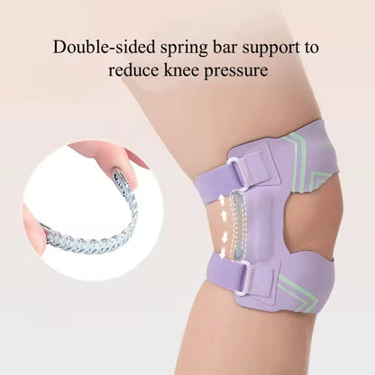 Meistverkaufte Weiche Sport-Knieschoner Verstellbare Kompressions-Patellasehnen-Bandage Polyester-Unterstützung Seitliche Stabilisatoren