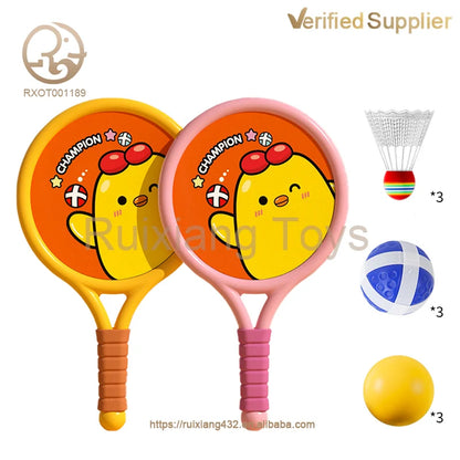 Buntes Badminton Schlägerset Sportspiel Spielzeug Für Kinder 2 Bis 4 Jahre Spaß Outdoor Family Interactive Games