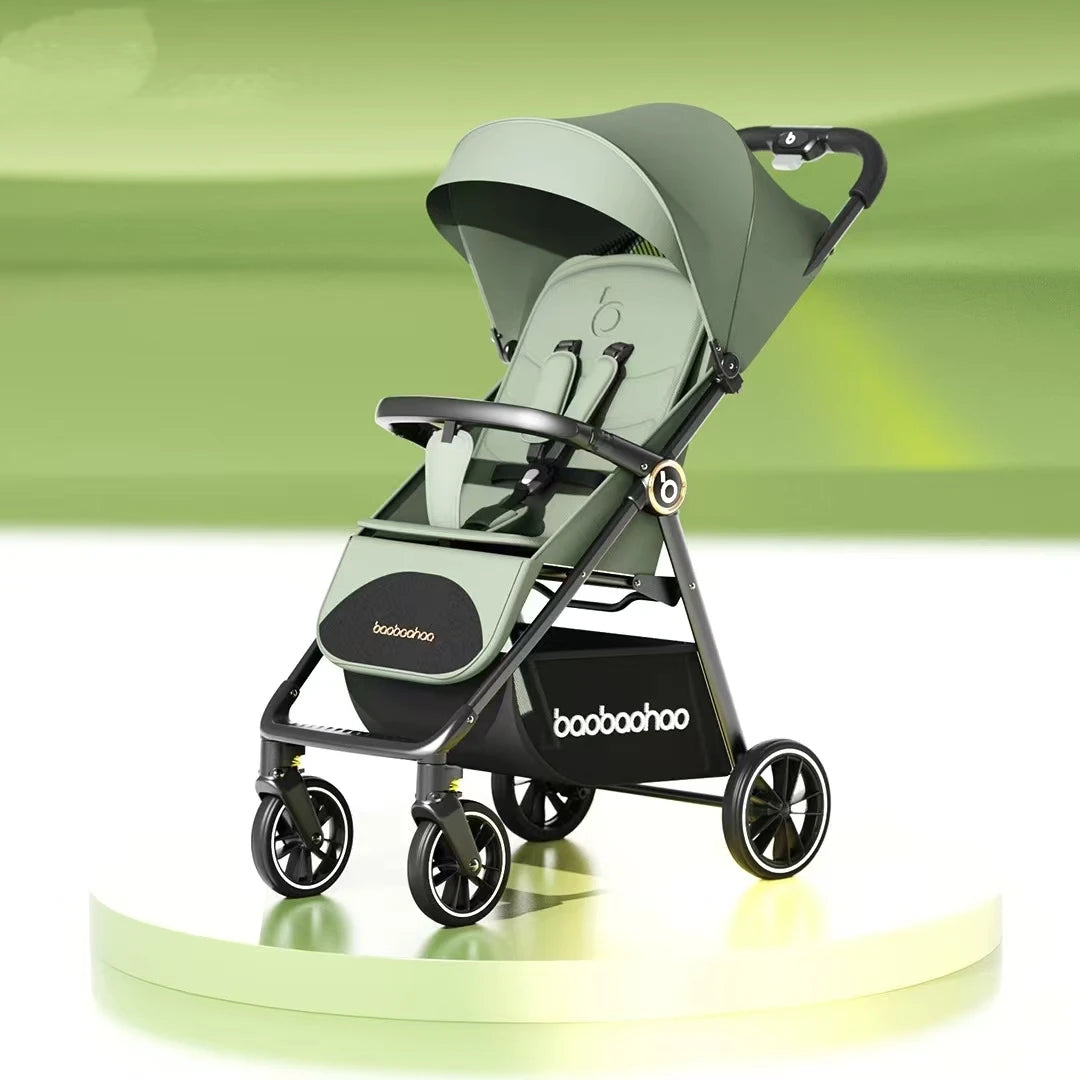JXB Compact Multifunktions-Kinderwagen Von Hoher Qualität Mit Großem Aufbewahrung Skorb