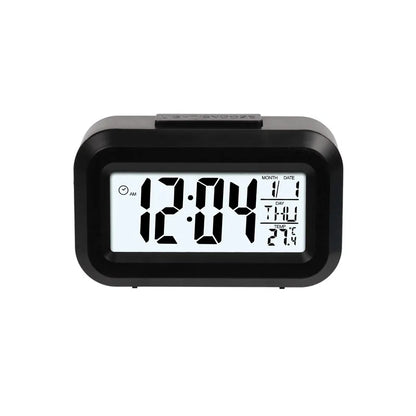 Mini-Lcd-Bildschirm Digitaler Wecker Für Kinder Zeitkalender Temperatur Schlummer Funktion Schreibtisch Wecker Mit Timer-Funktion