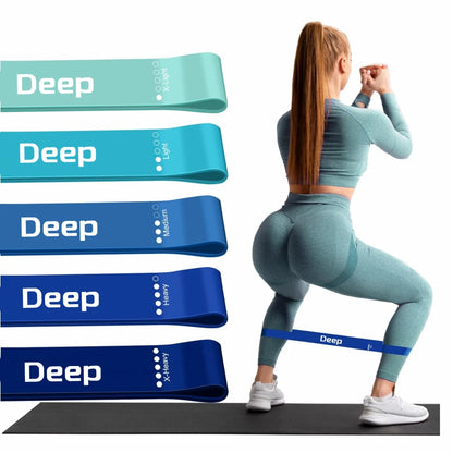 Individuell Bedruckte Mini-Loop-Bänder Natürliches Latex Trainings-Widerstandsbänder-Set
