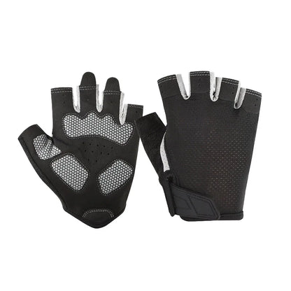 Maxbrace Outdoor-Sport Atmungsaktive Rutschfeste Handflächenpolster Halbfinger-Rennrad-Mountainbike-Handschuhe