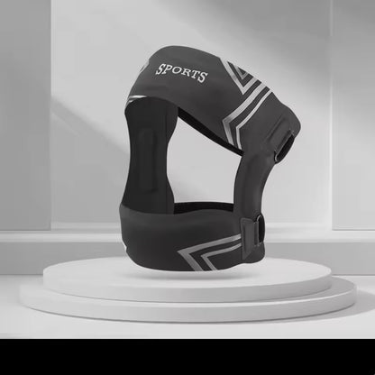 Meistverkaufte Weiche Sport-Knieschoner Verstellbare Kompressions-Patellasehnen-Bandage Polyester-Unterstützung Seitliche Stabilisatoren