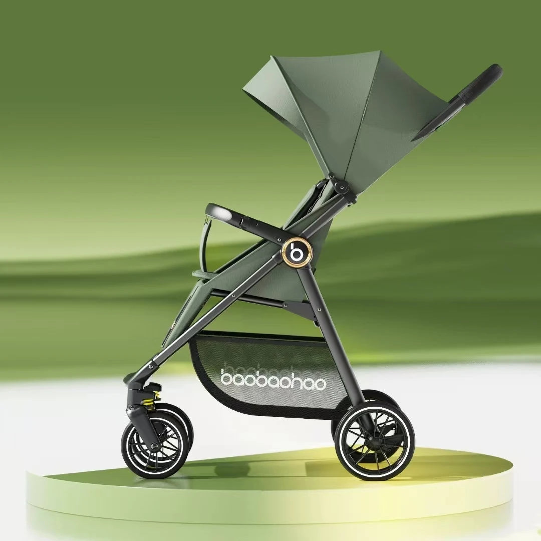 JXB Compact Multifunktions-Kinderwagen Von Hoher Qualität Mit Großem Aufbewahrung Skorb