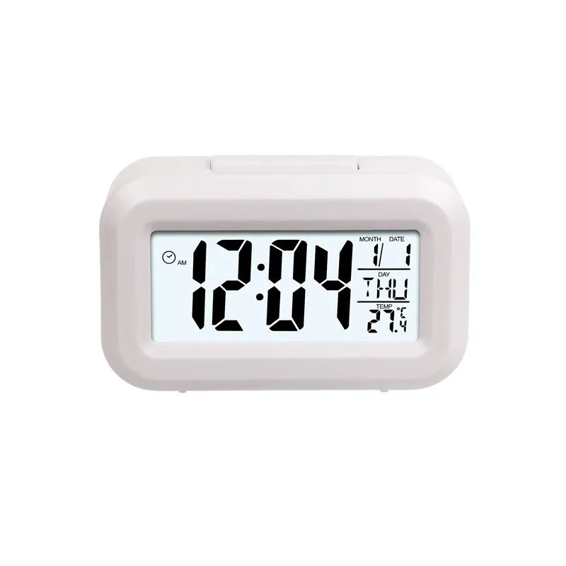 Mini-Lcd-Bildschirm Digitaler Wecker Für Kinder Zeitkalender Temperatur Schlummer Funktion Schreibtisch Wecker Mit Timer-Funktion