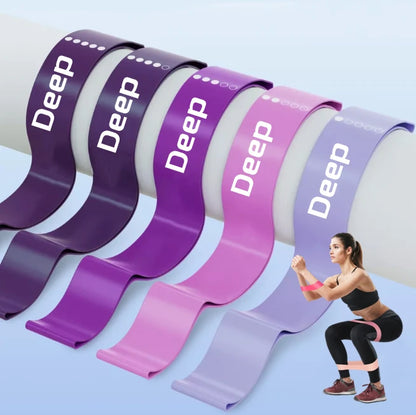 Individuell Bedruckte Mini-Loop-Bänder Natürliches Latex Trainings-Widerstandsbänder-Set