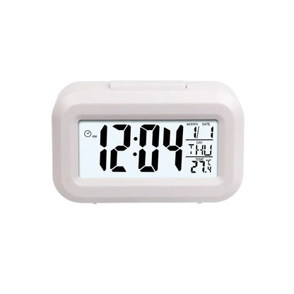 Mini-Lcd-Bildschirm Digitaler Wecker Für Kinder Zeitkalender Temperatur Schlummer Funktion Schreibtisch Wecker Mit Timer-Funktion