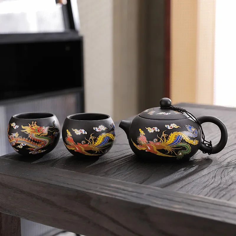 Exquisite Color-Changing Handmade Zisha Xishi Teapot - Perfect for Kungfu Tea Ceremony and Elegant Tea Accessories