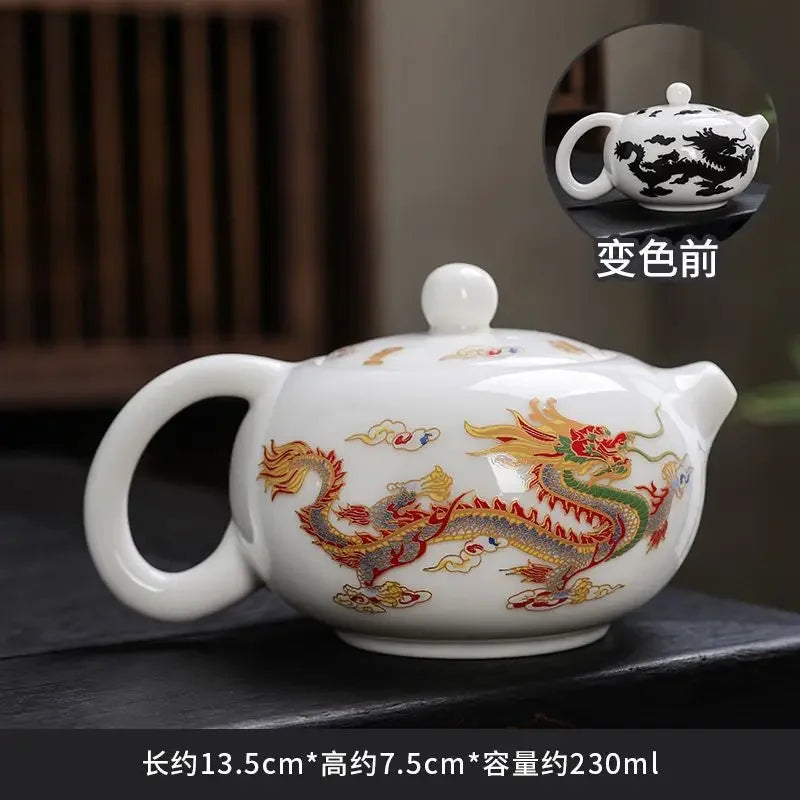 Exquisite Color-Changing Handmade Zisha Xishi Teapot - Perfect for Kungfu Tea Ceremony and Elegant Tea Accessories