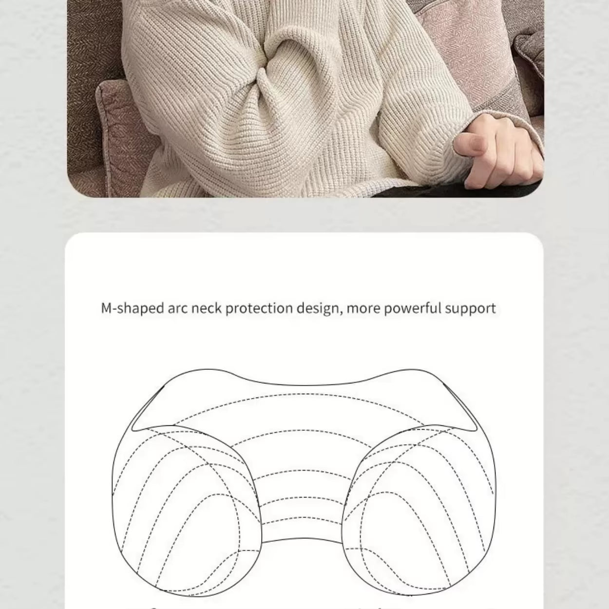 Neck Massage Pillow Heating Vibration Kneading Electric Cervical Shoulder Massage Products Relaxing Massager for Travel