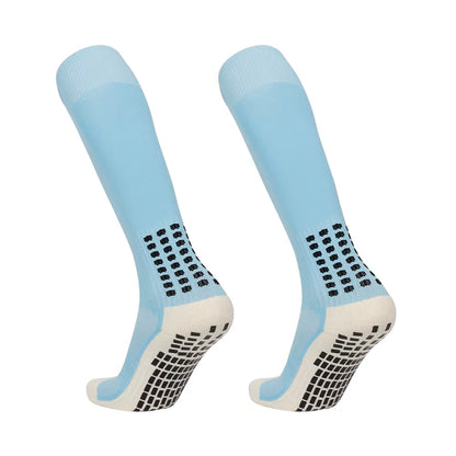 Schnelltrocknende Team-Fußballsocken Großhandel Rutschfeste Sohle Mittellange Trainings-Grip-Sportsocken