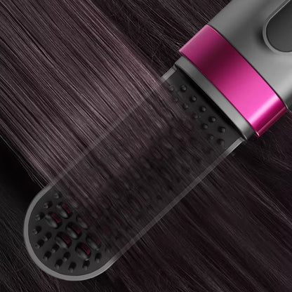 Portable Wireless Hair Straightener Brush Negative Ion Mini Hot Comb with Led Screen